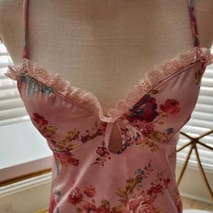 MINI SLIP DRESS PINK FLORAL
